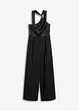 Jumpsuit med satin, bonprix