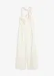 Jumpsuit med satin, bonprix