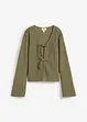 Cardigan av crepe, bonprix
