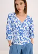 Smockad topp, bonprix