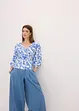 Smockad topp, bonprix