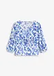 Smockad topp, bonprix