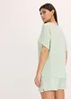 Oversized pyjamas med shorts av viskos, bonprix