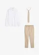 Chinos, skjorta och slips (3 delar), bonprix