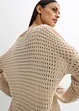 Boxy tröja med cutouts, bonprix