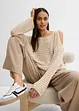 Boxy tröja med cutouts, bonprix