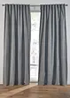 Mörkläggande gardinlängd med återvunnen polyester och struktur (1-pack), bonprix