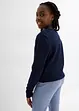 Stickad bolero med glitterstenar för barn, bonprix