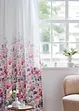 Gardinlängd med blommönster (1-pack), bonprix