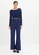 Jumpsuit med spets och kedja framtill, bonprix
