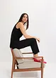 Jersey jumpsuit med knutdetalj, bonprix