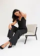 Jumpsuit i jersey med strass, bonprix