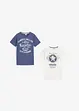 T-shirt för barn (2-pack) i ekologisk bomull, bonprix