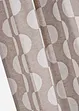 Gardinlängd med grafiskt mönster i ekologisk bomull (1-pack), bonprix
