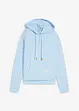 Sweatshirt med huva i fyrkantig modell, bonprix