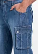 Jeansbermudas i cargomodell, normal passform, bonprix