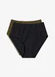Bikinibyxa med hög midja (2-pack), bonprix