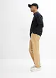 Stretchbyxa, Classic Fit, med bomull, Straight, bonprix