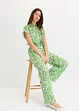 Jumpsuit i följsam viskosmix, bonprix