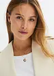 Set med halsband prytt med zirkonstenar (2 delar), bonprix