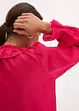 Blus med volanger, bonprix