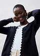 Cardigan med sidenandel, bonprix