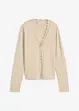 Cardigan med sidenandel, bonprix