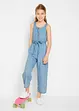 Jeansjumpsuit i ren bomull för barn, bonprix