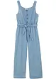 Jeansjumpsuit i ren bomull för barn, bonprix