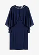 Miniklänning med avtagbar cape, bonprix