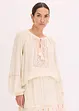 Oversizeblus med broderi, bonprix