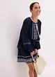 Oversizeblus med broderi, bonprix