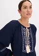 Oversizeblus med broderi, bonprix
