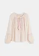 Oversizeblus med broderi, bonprix