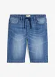 Jeansbermudas i tunn trikå, Regular Fit, bonprix