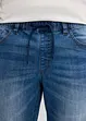 Jeansbermudas i tunn trikå, Regular Fit, bonprix