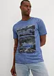 T-shirt med tvättade effekter, av ekologisk bomull, bonprix