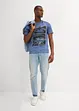 T-shirt med tvättade effekter, av ekologisk bomull, bonprix
