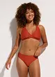 Halterneckbikini (2 delar) i material med struktur, bonprix