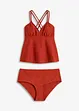 Tankini (2 delar) i material med struktur, bonprix