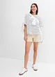 Avslappnade twillshorts, bonprix