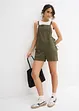 Jumpsuit i kort modell av luftig linnemix, bonprix