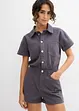 Jumpsuit med korta ben i ren bomull, bonprix