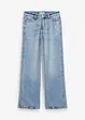 Loose Straight Jeans Mid Waist, Low Stretch, bonprix