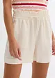 Paperbag-shorts i böljande lyocellmix, bonprix