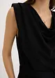 Jerseyjumpsuit med axelvaddar, bonprix