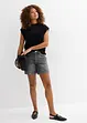 Jeansshorts Mid Waist, Low Stretch, bonprix