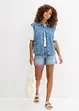 Jeansshorts High Waist, Low Stretch, bonprix