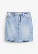 Jeanskjol Mid Waist, Low Stretch, bonprix