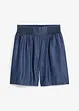 Dra på-shorts med smockad linning, bonprix